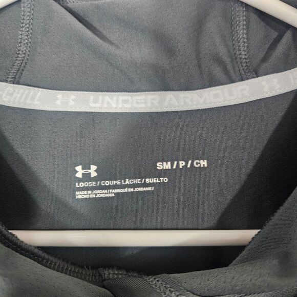 Underarmor Loose Fit Rash Guard Women's S Camo Hooded Swim Shirt - Picture 4 of 5